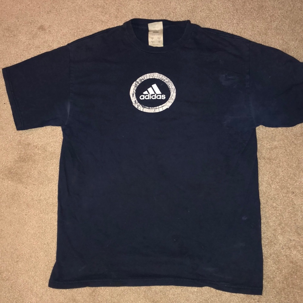 Adidas t shirt navy